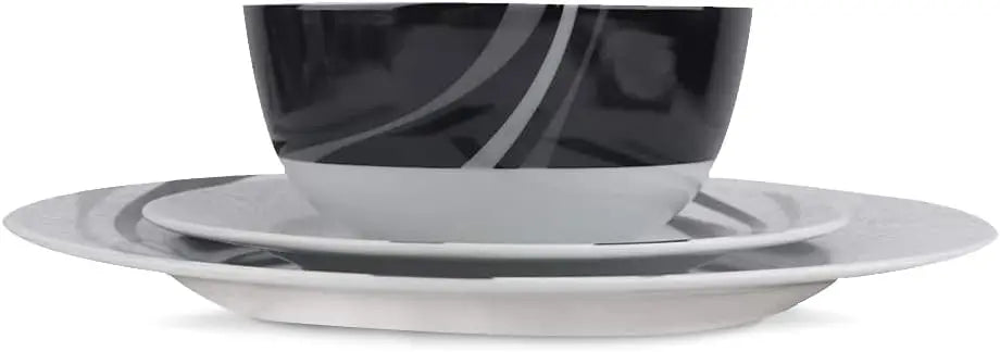 18-Piece Dinnerware Set, Microwave & Dishwasher Safe