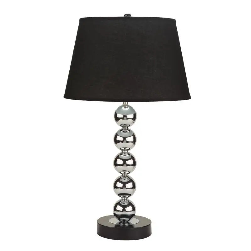 Modern Sleek Table Lamp with Reflective Spheres