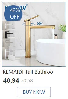 Tempered Glass Washbasin with Waterfall Faucet