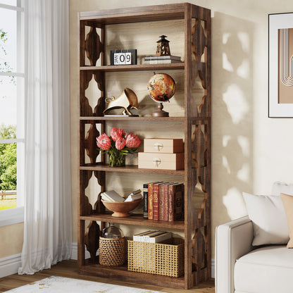 71 Inches Industrial Bookshelf