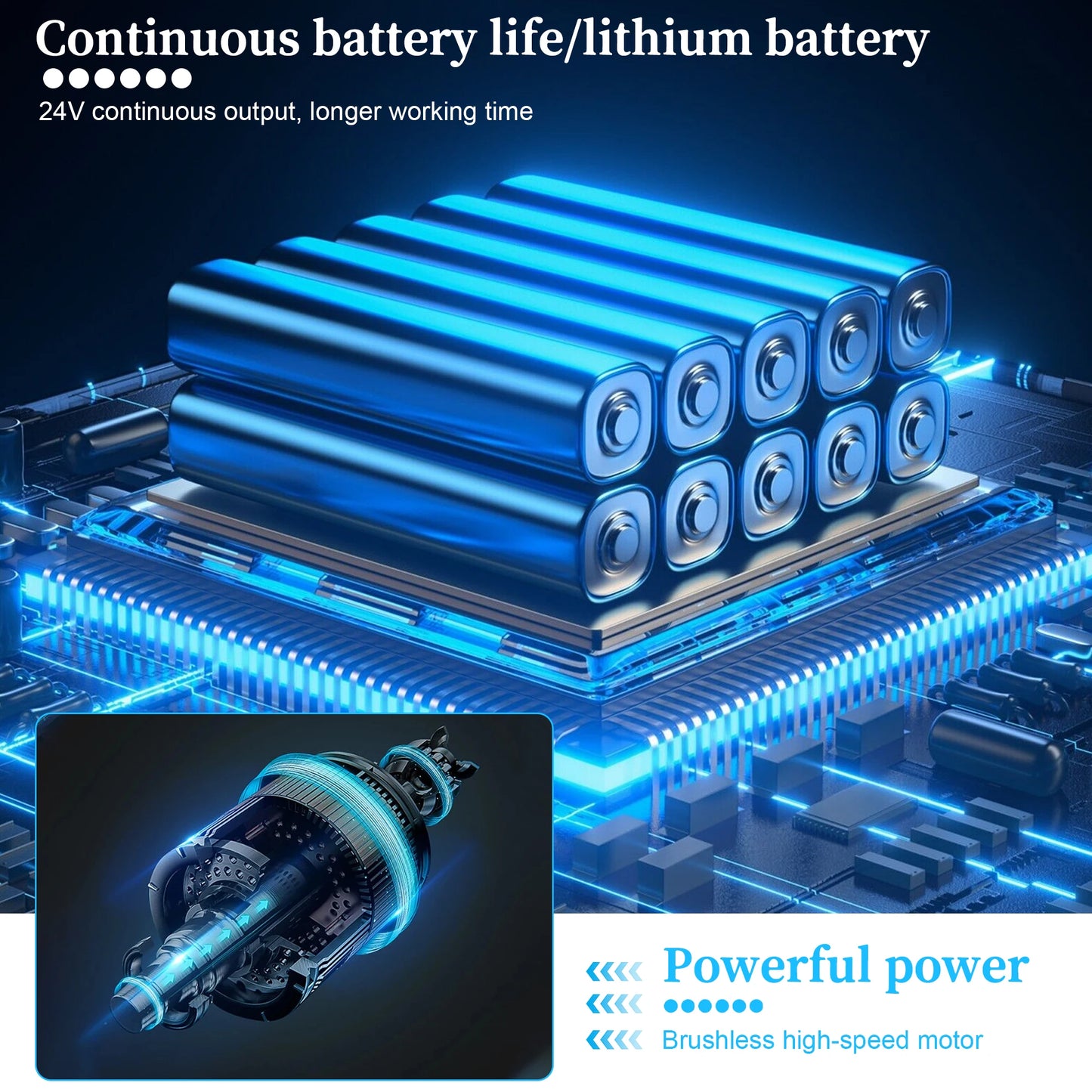 Electric Lawn Mower Cordless Grass Trimmer