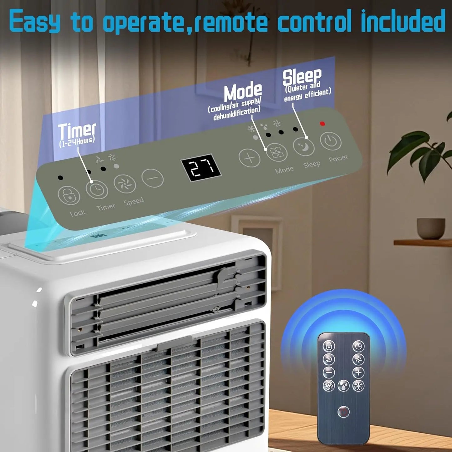 3300BTU Portable Air Conditioner for Camping