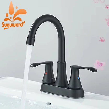 Black Bathroom Sink Vanity Faucet