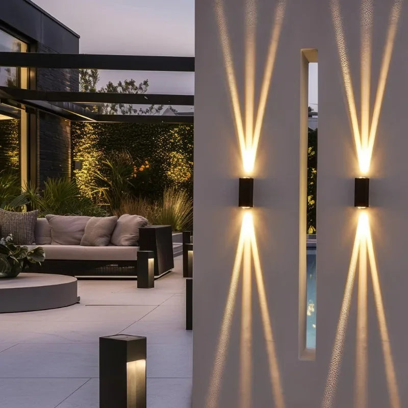 Waterproof Wall lamp for patio yard garden poolside