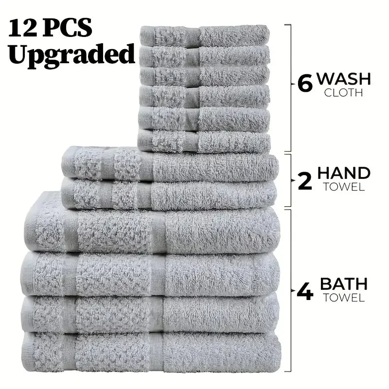 Super Soft Quick-Dry Highly Absorbent Bath Towels set