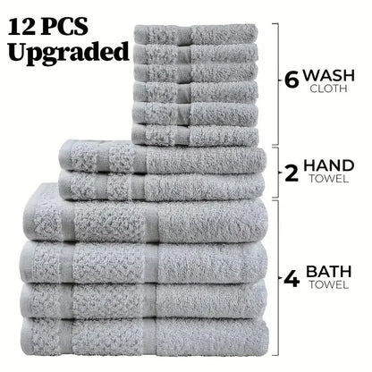 Super Soft Quick-Dry Highly Absorbent Bath Towels set