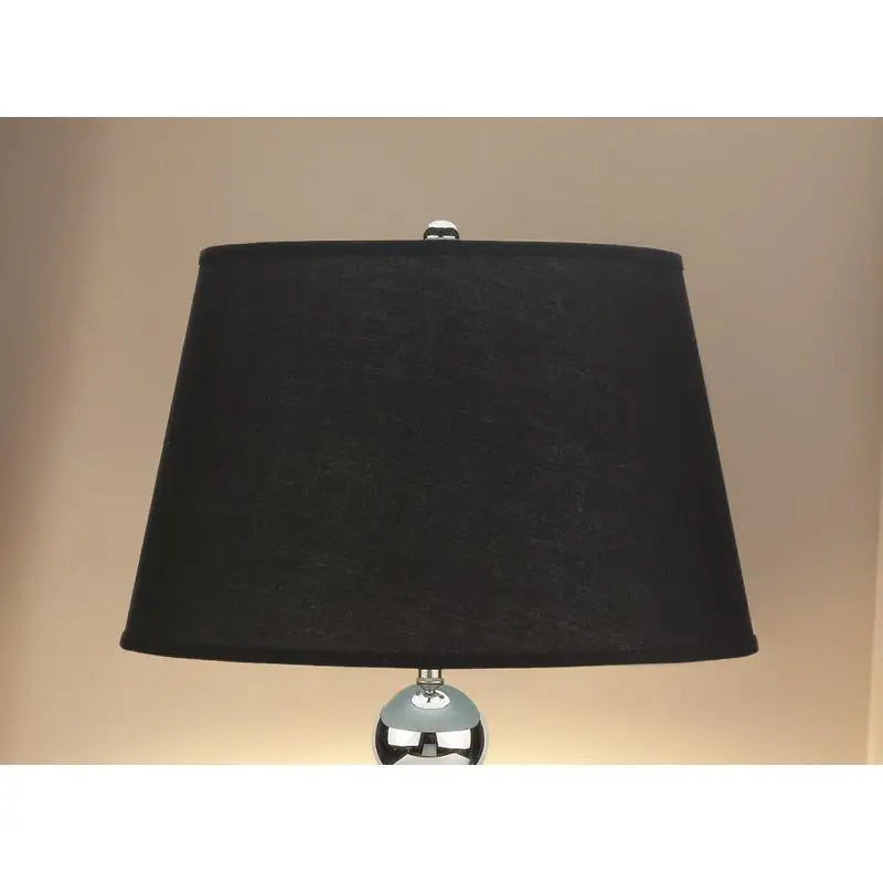 Modern Sleek Table Lamp with Reflective Spheres