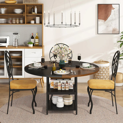 47-inch Round Dining Table for 4