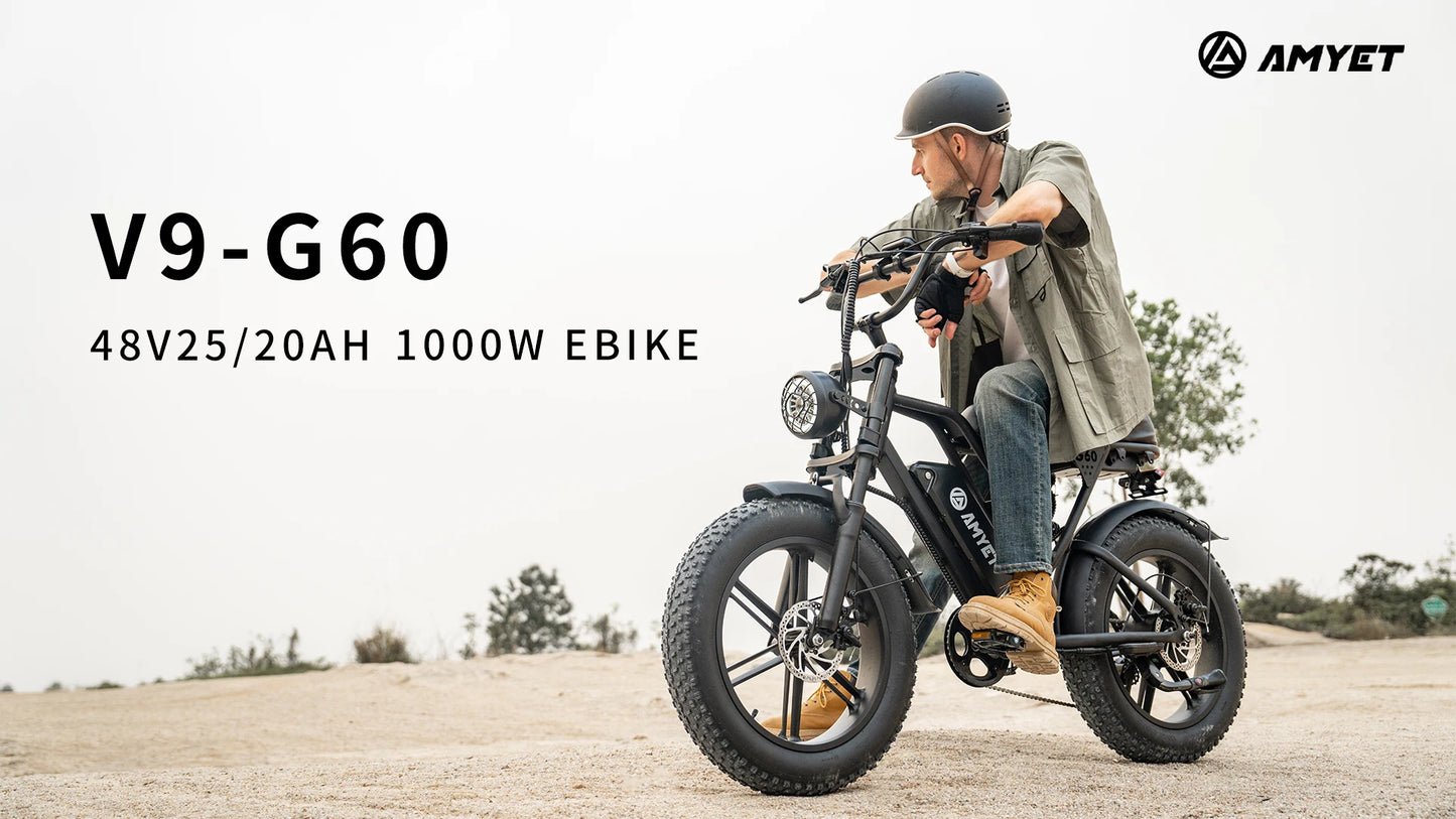1000W Motor Bicycle 48V 20AH 20“Tire Mountain Ebike.