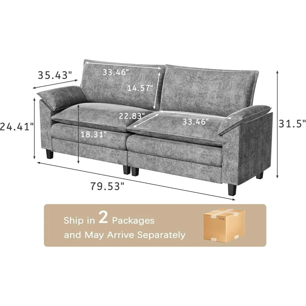 Modular Sectional Loveseat Sofa