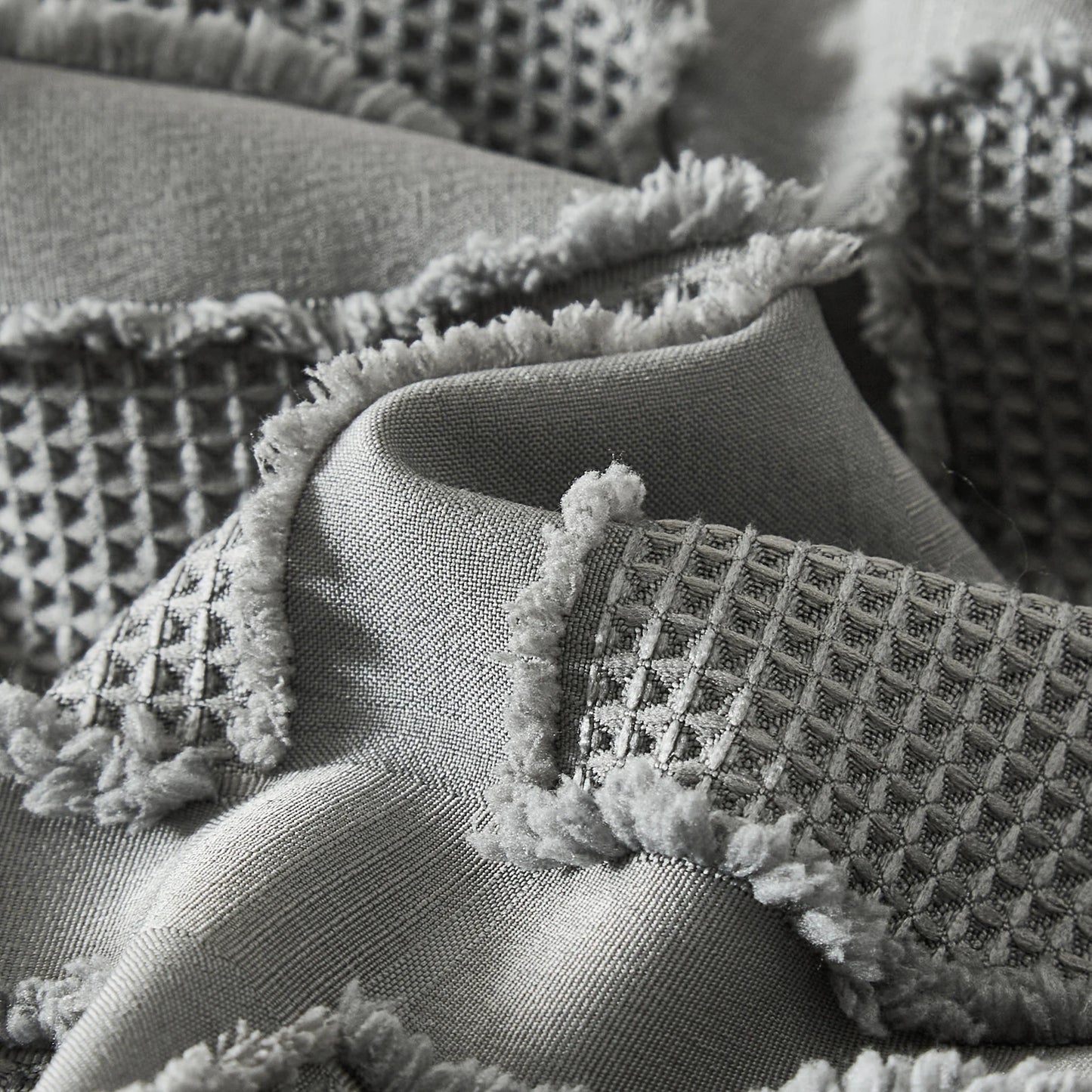 Solid color cut flower Queen size Comforter sets