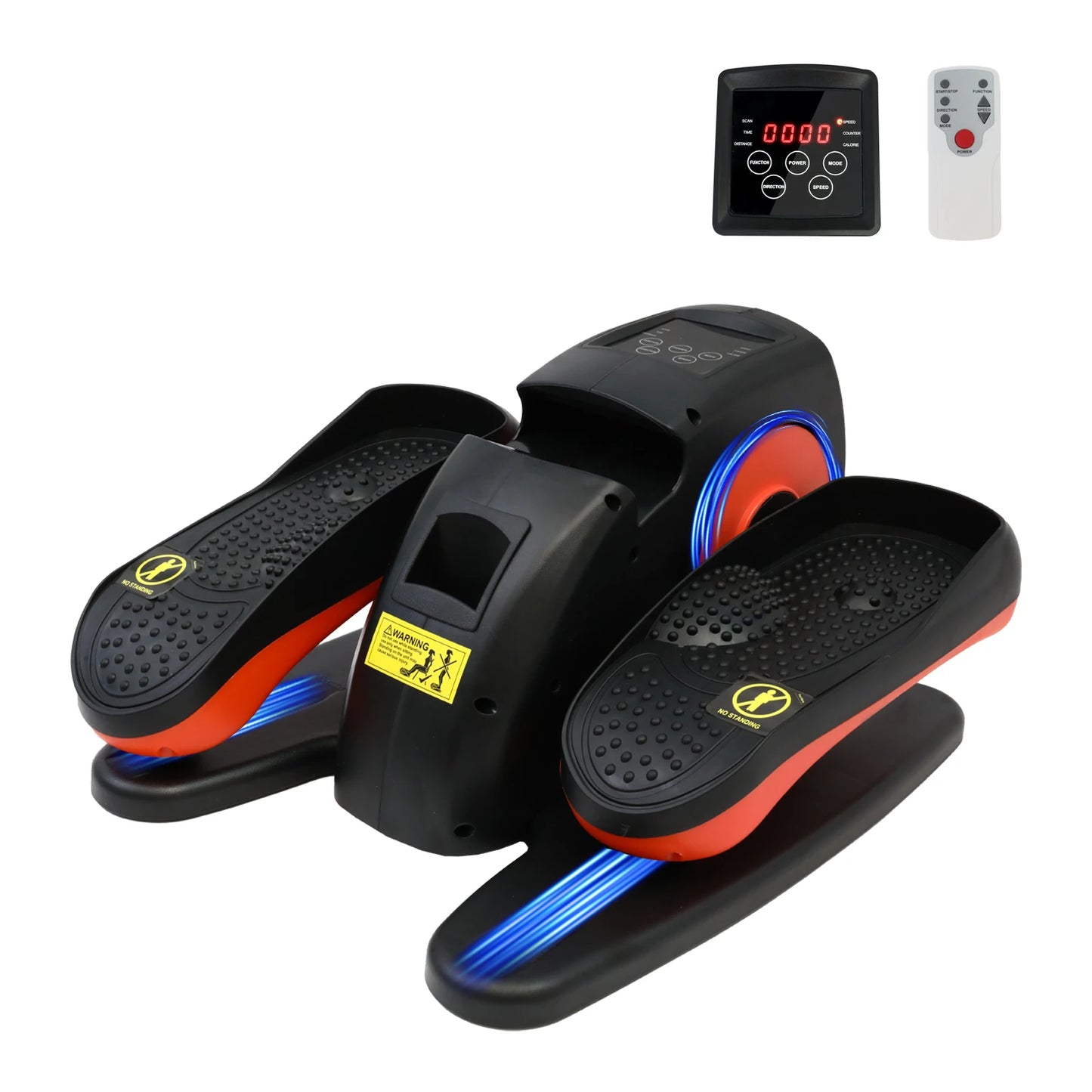 Under-Desk Elliptical Exerciser Pedal with Remote Control