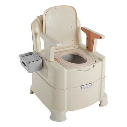 Bedside Commode Toilet with Sensor Night Light