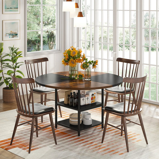 47-inch Round Dining Table for 4