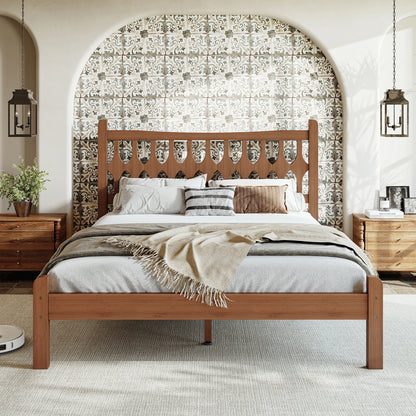 Full Size Bamboo Platform Bed Frame