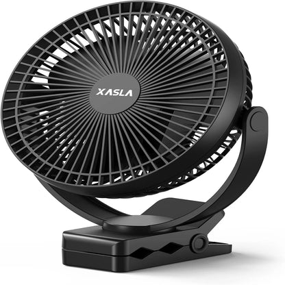 8-inch 4 Speeds Rechargeable Battery Quiet USB Fan