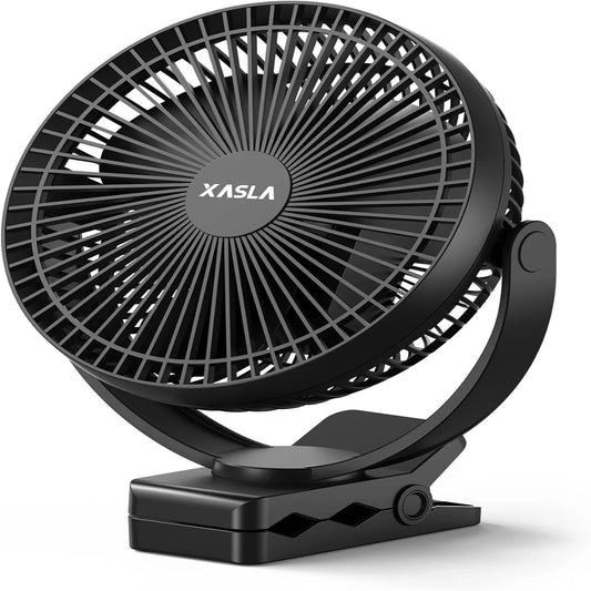 8-inch 4 Speeds Rechargeable Battery Quiet USB Fan