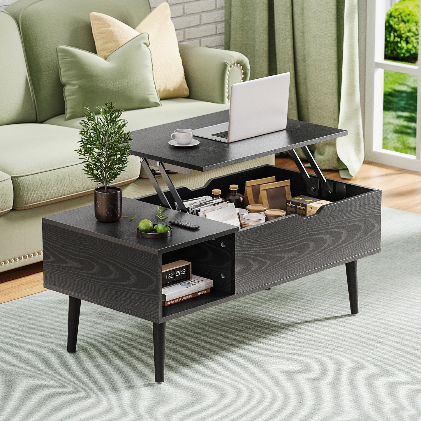 39.37"x19.7" Easy Lift Top Coffee Tables