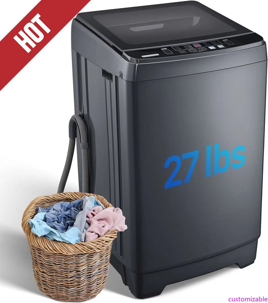 27 LBS Fully Automatic Clothes Washer and Spinner Combo