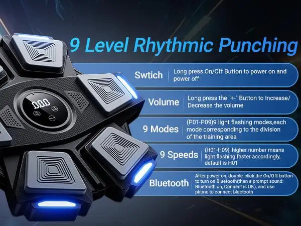 Musical boxing machine, suitable for both adults and children