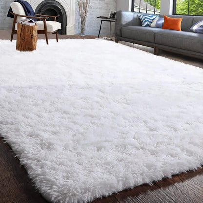 Fluffy Non-Slip Rugs for Hardwood Floors Room Decor