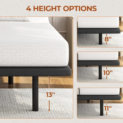 Queen Adjustable Bed Frame with Wireless Remote