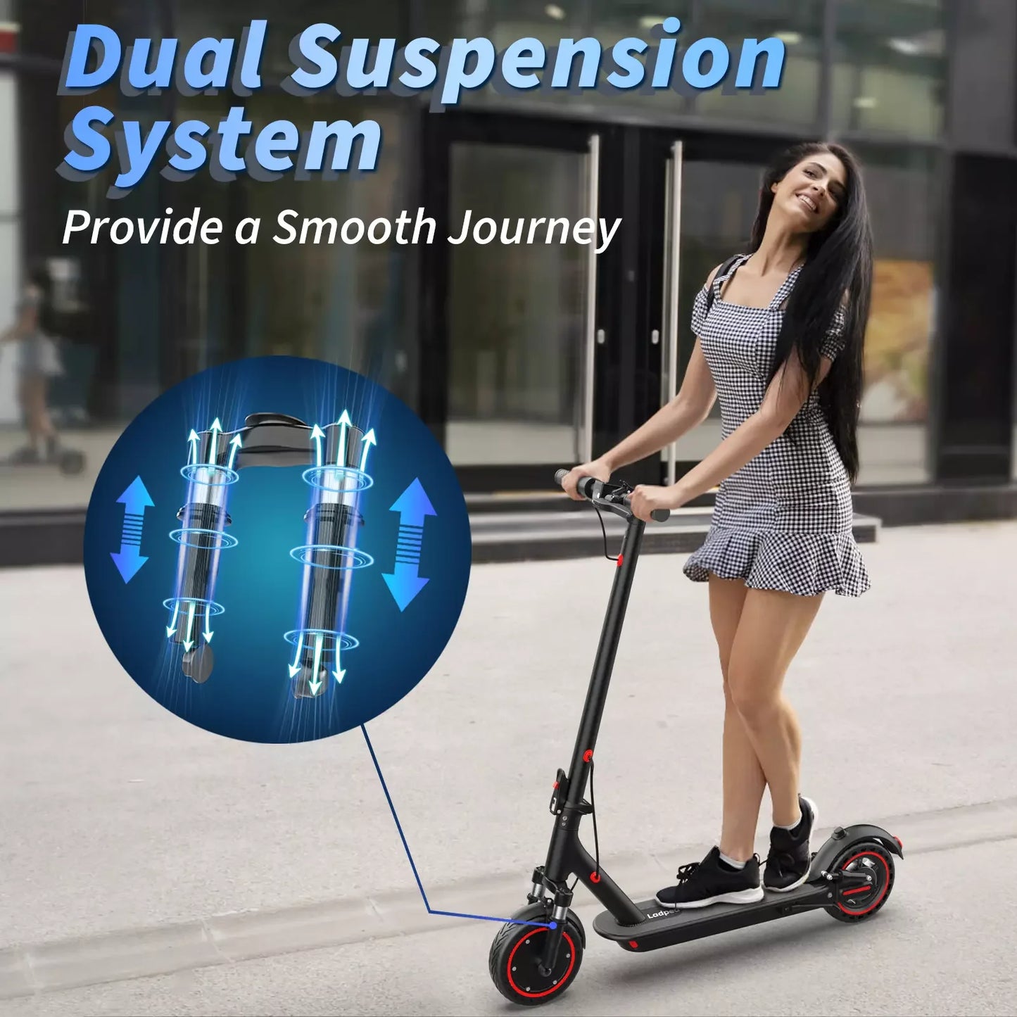 Smart Control Electric Scooter 16miles Max Range for Adult