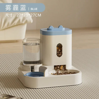 Automatic Feeder for Dogs, and Cats with Water Fountain