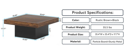 Coffee Table with LED lighting
