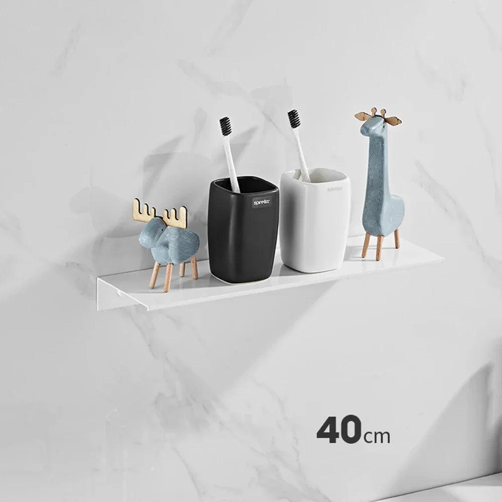 30/40/50CM Bathroom Shelf Aluminum Floating Shelves