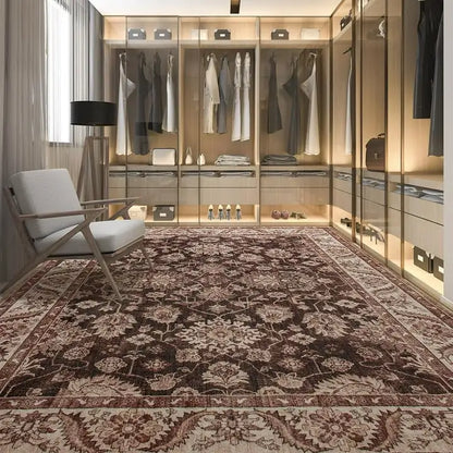 New Vintage Floral Rugs Soft Accent for Bedroom Living Room