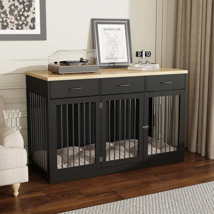 55.3" Indoor Heavy Duty Dog Kennel