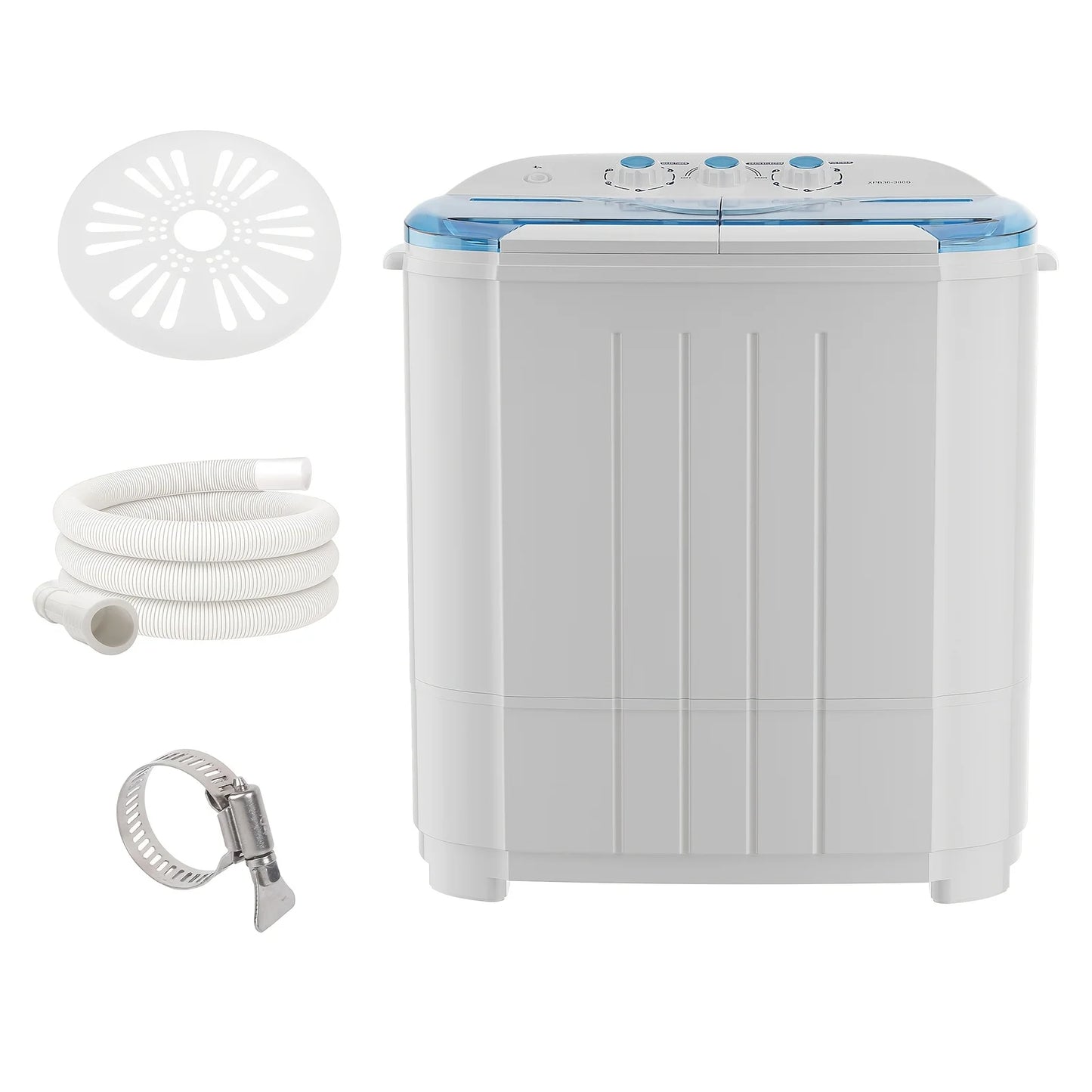 14.5Lbs Portable Washing Semi-Automatic Compact Washer