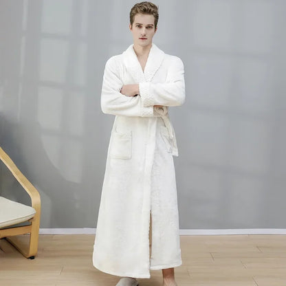 Bath Bathrobes Men Women Pajamas Shower Robe Bath Towels