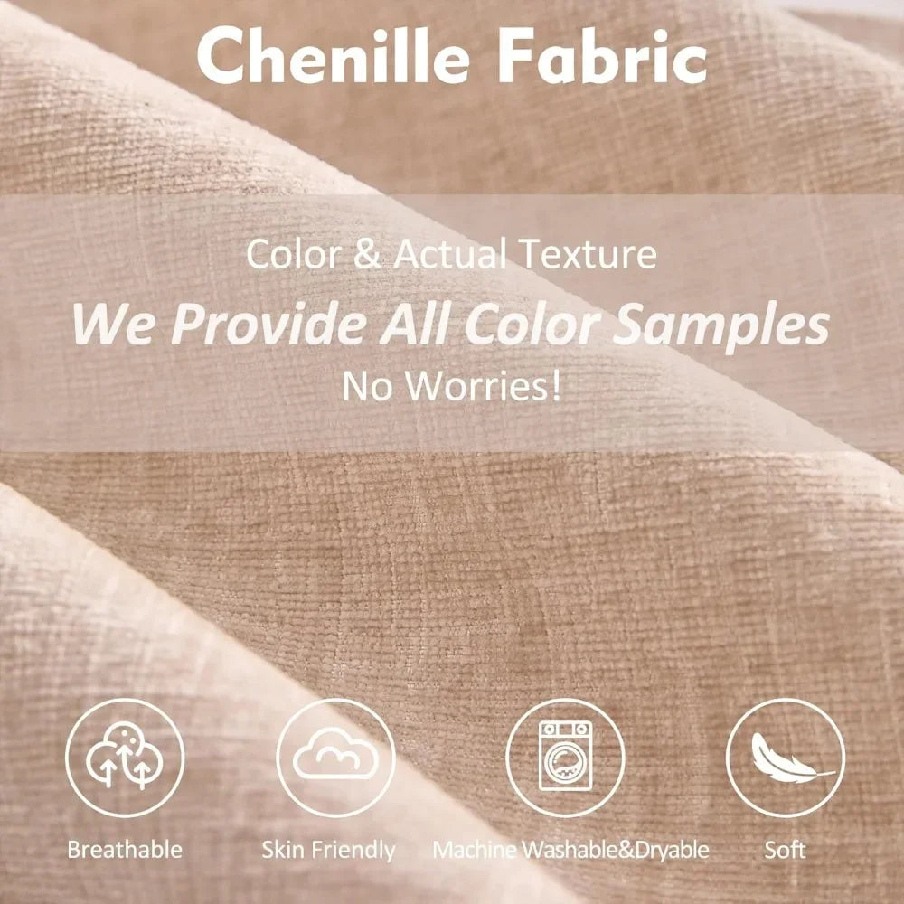 3-Seater Comfy Cloud Couch with Movable Ottoman