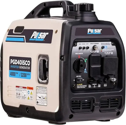 Ultra-Light Quiet 4000W Portable Gas Inverter Generator