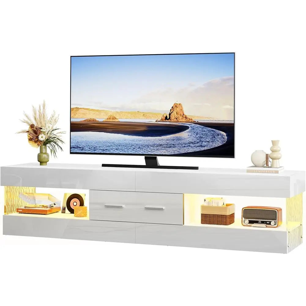 High Gloss LED Entertainment Center Stand