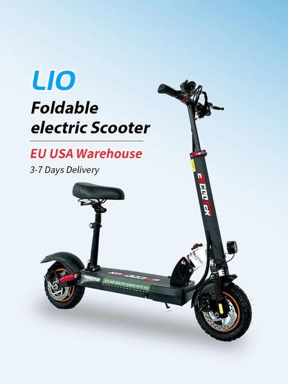 10-Inch Wheels Dual Suspension Foldable Electric Scooter