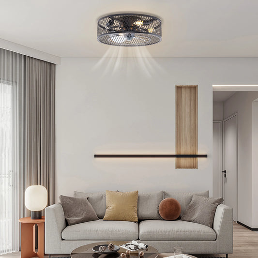 Low Noise Round Ceiling Fan with 3 Wind Speeds