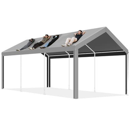 10x20 Heavy Duty Upgrade Waterproof Protected Carport