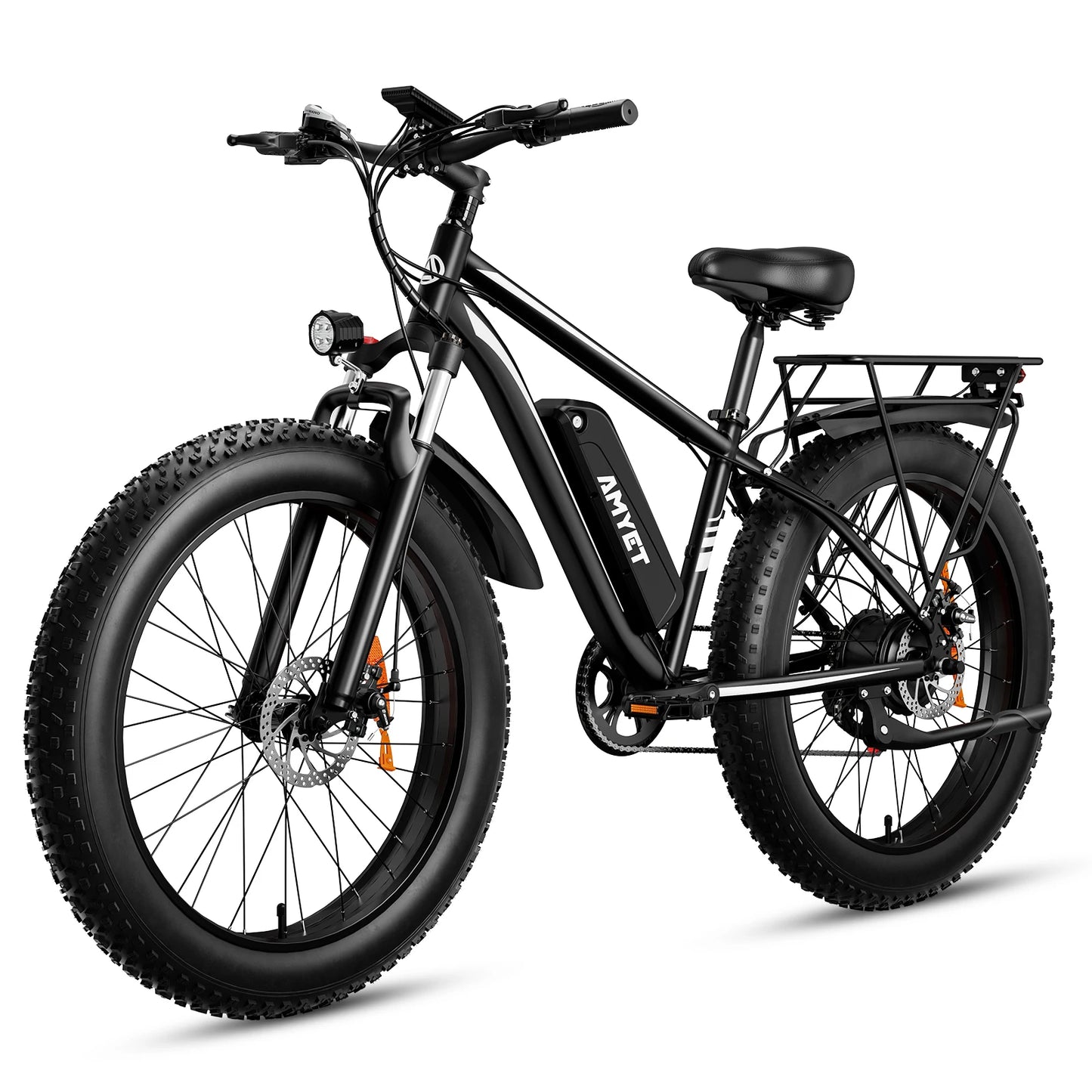 1000W Electric Bicycle 26" Fat Tire Dual Shock Absorbers.