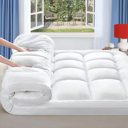Mattress Topper for Back Pain, Extra Thick Mattress Cover Protector.