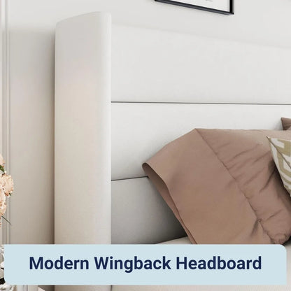 Queen Size Velvet Lift Up Storage Bed Frames