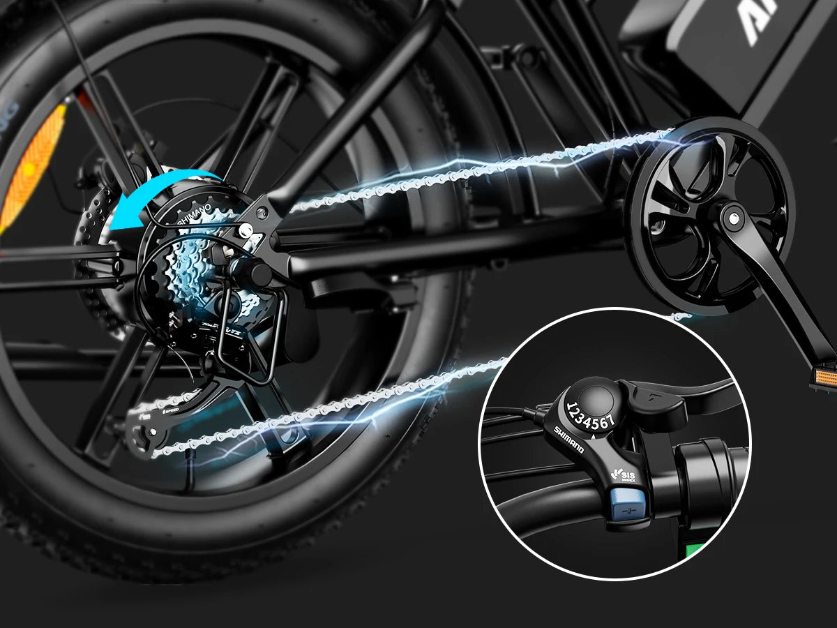 1000W Motor Bicycle 48V 20AH 20“Tire Mountain Ebike.