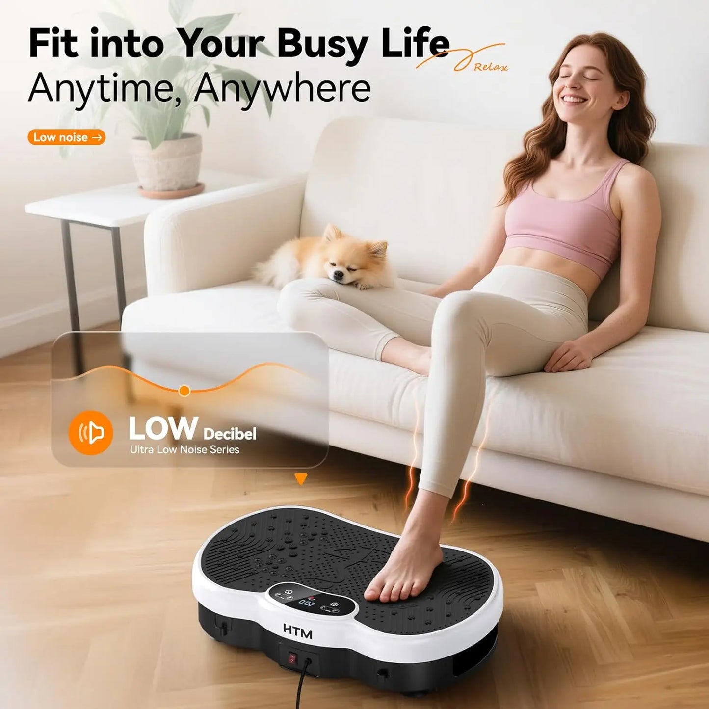Whole Body Vibration Plate Exercise Machine
