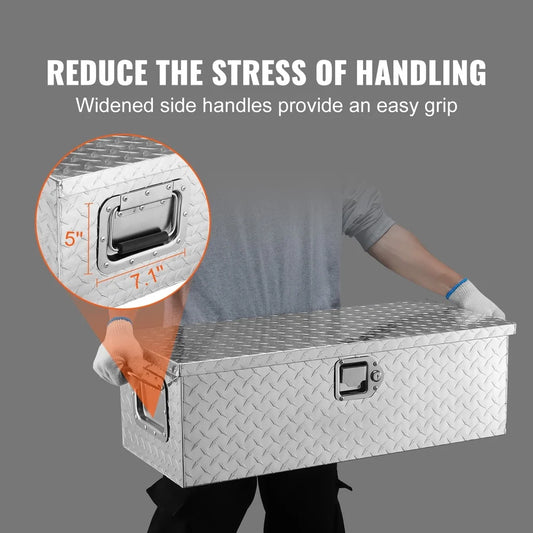 30x13x9.6 Inch Waterproof Lockable Storage with Widened Handles