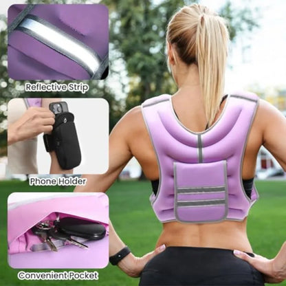 Adjustable Weighted Vest for Women Men 14-18lb
