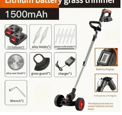 Electric Lawn Mower Cordless Grass Trimmer