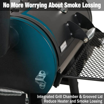 Outdoor Charcoal Grill Smoker with Large Cooking Area