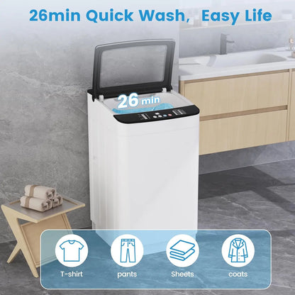 25lbs Fully Automatic Portable Washing Machine